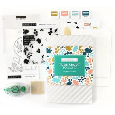 Concord & 9th Bastel-Kit Turnabout Toolkit - Painted Petals